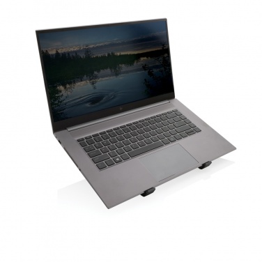 Logo trade promotional giveaways image of: Terra RCS recycled aluminium universal laptop/tablet stand