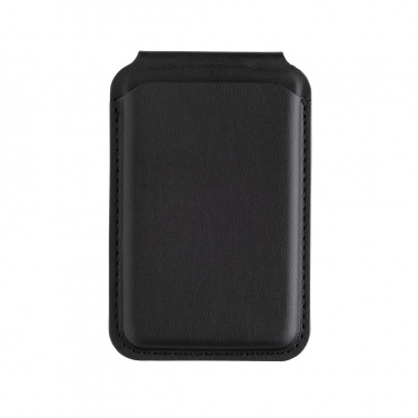 Logo trade promotional products image of: Magstand RCS recycled PU magnetic phone wallet with stand