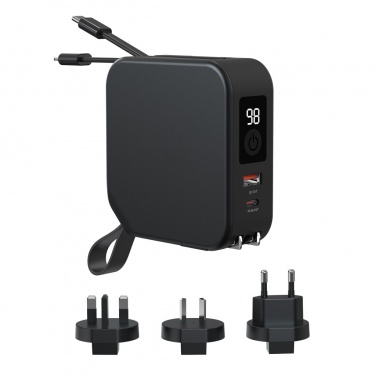 Logo trade promotional merchandise picture of: Urban Vitamin Saratoga 5 in 1 universal charger