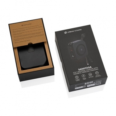 Logo trade corporate gifts image of: Urban Vitamin Saratoga 5 in 1 universal charger