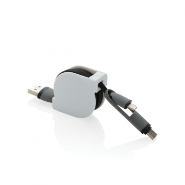 Logotrade promotional item image of: 3-in-1 retractable cable