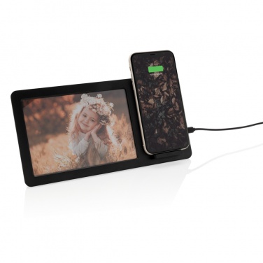 Logotrade advertising product picture of: 5W Wireless charger and photo frame