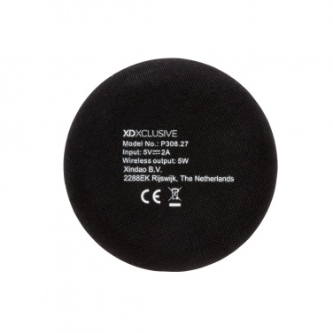 Logotrade promotional giveaway image of: Bamboo X 5W wireless charger