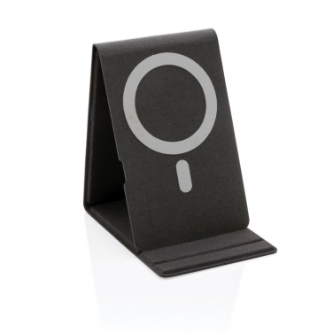 Logo trade corporate gifts picture of: Artic Magnetic 10W wireless charging phone stand