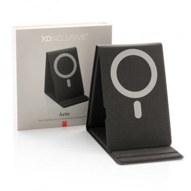 Logotrade promotional gift picture of: Artic Magnetic 10W wireless charging phone stand