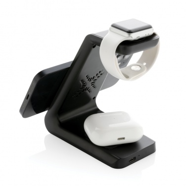 Logo trade promotional gift photo of: Urban Vitamin Fairfield 3 in1 RCS rplastic charger