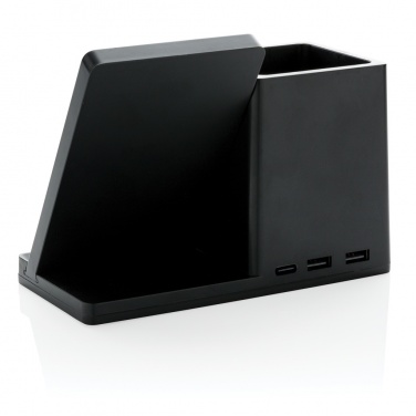 Logo trade promotional products picture of: Ontario RCS recycled plastic 10W wireless charger