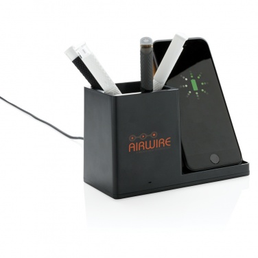 Logo trade promotional item photo of: Ontario RCS recycled plastic 10W wireless charger