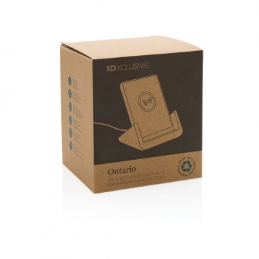 Logotrade promotional gift picture of: Ontario  RCS recycled plastic 10W stand