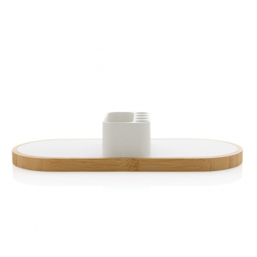 Logo trade corporate gift photo of: Ontario RCS rplastic 10W dual wireless