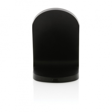 Logo trade business gift photo of: RCS recycled plastic double coil wireless stand 15W