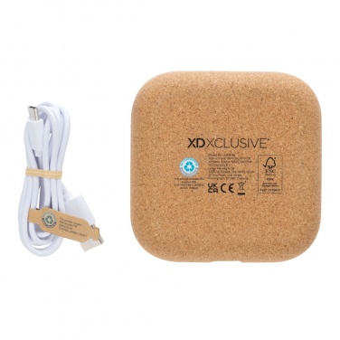 Logotrade promotional product image of: Oregon RCS recycled plastic and cork 10W wireless