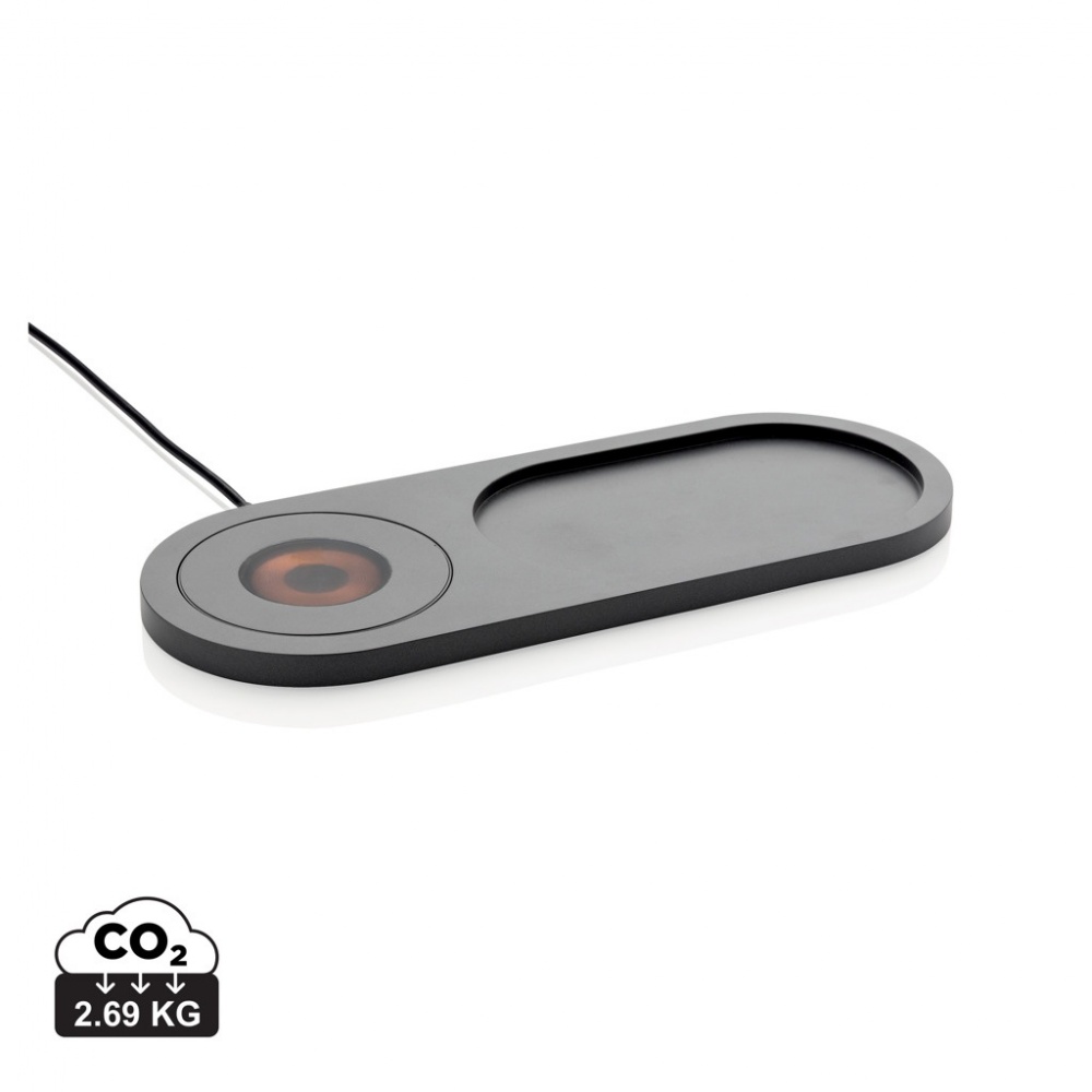 Logo trade promotional gift photo of: Encore 10W wireless charging valet tray