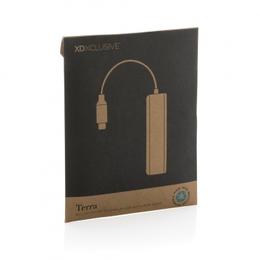 Logotrade corporate gift picture of: Terra RCS recycled aluminum hub with HDMI input