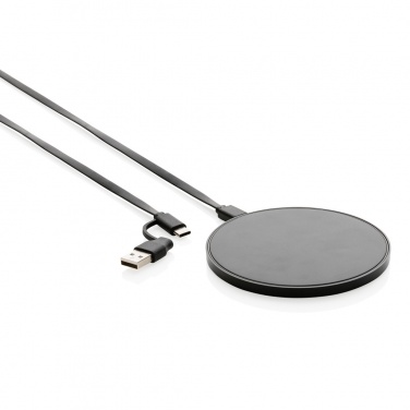 Logotrade promotional giveaways photo of: RCS standard recycled plastic 10W wireless charger