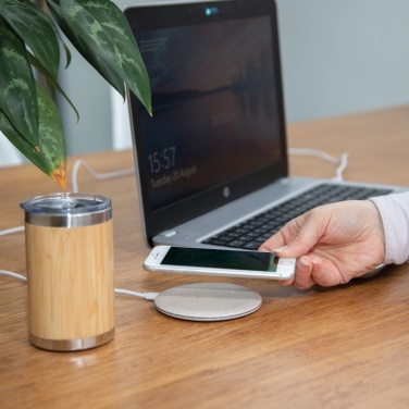 Logo trade promotional items picture of: 5W Wheat straw wireless charger
