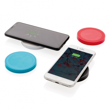 Logotrade promotional item picture of: 5W wireless charging pad round