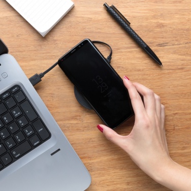 Logotrade corporate gift picture of: 5W wireless charging pad round