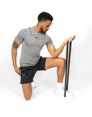 Logotrade promotional giveaway picture of: 4pc elastic fitness bands in pouch