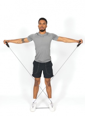 Logo trade promotional products picture of: Fitness heavy resistance tube in pouch