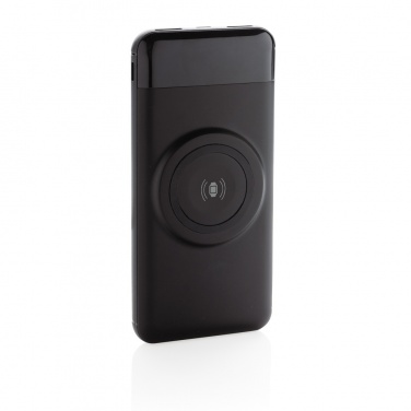 Logo trade advertising products image of: 10.000 mah wireless powerbank with watch charger
