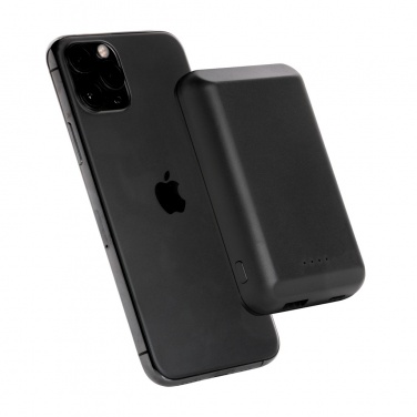 Logo trade promotional items picture of: Magnetic 5.000 mAh 5W wireless powerbank