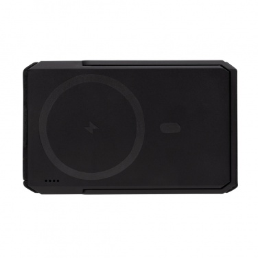 Logotrade advertising products photo of: Skywave RCS rplastic solar powerbank 5000 mAh 10W wireless