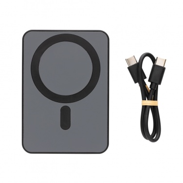 Logo trade promotional items picture of: Magnetix RCS recycled plastic 5000 mah magnetic powerbank