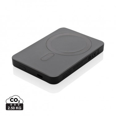 Logotrade corporate gift picture of: Magnetix RCS recycled plastic 5000 mah magnetic powerbank