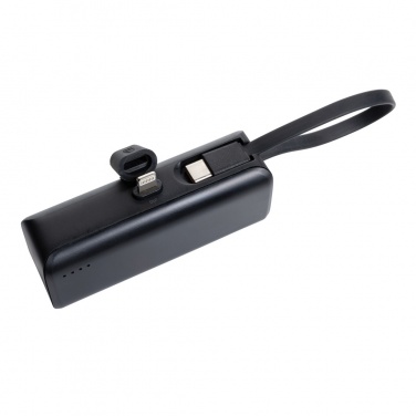 Logo trade advertising product photo of: Powerlink RCS rplastic 3000 mAh powerbank iOS connector