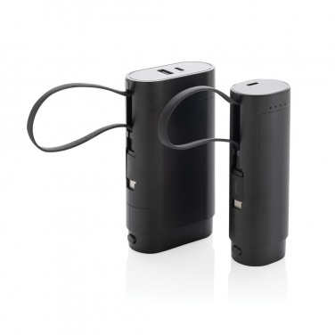Logo trade promotional item photo of: CycleCell 5000 mah removable battery powerbank