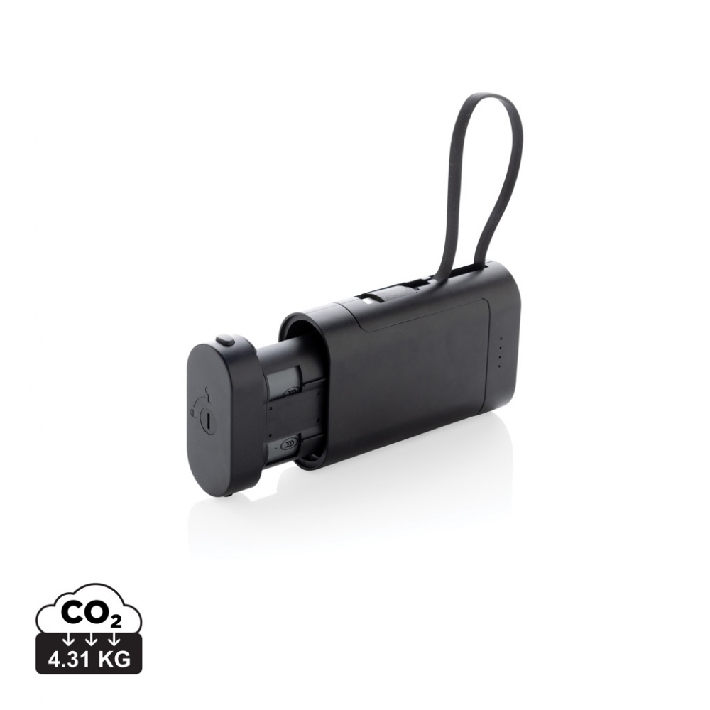 Logotrade promotional product image of: CycleCell 10,000 mah removable battery powerbank