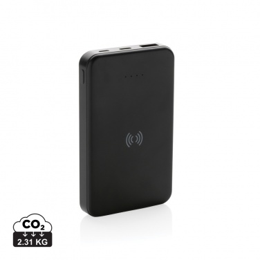 Logotrade promotional giveaway picture of: RCS recycled plastic 5.000 mAh 5W wireless powerbank