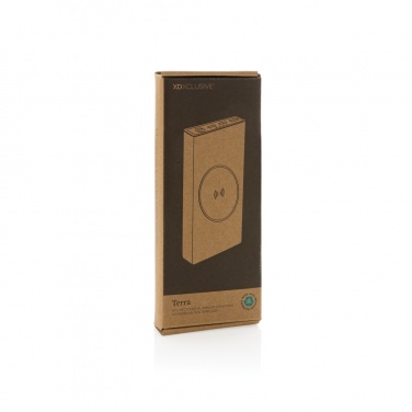 Logotrade promotional giveaway image of: Terra RCS recycled 18W aluminium 10000 powerbank 10W