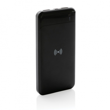 Logo trade advertising product photo of: RCS standard recycled plastic wireless powerbank