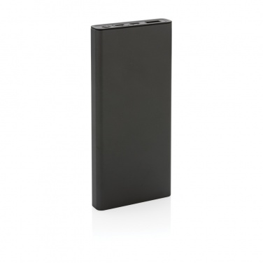 Logo trade corporate gifts picture of: Terra RCS recycled 18W aluminium powerbank 10.000 mAh