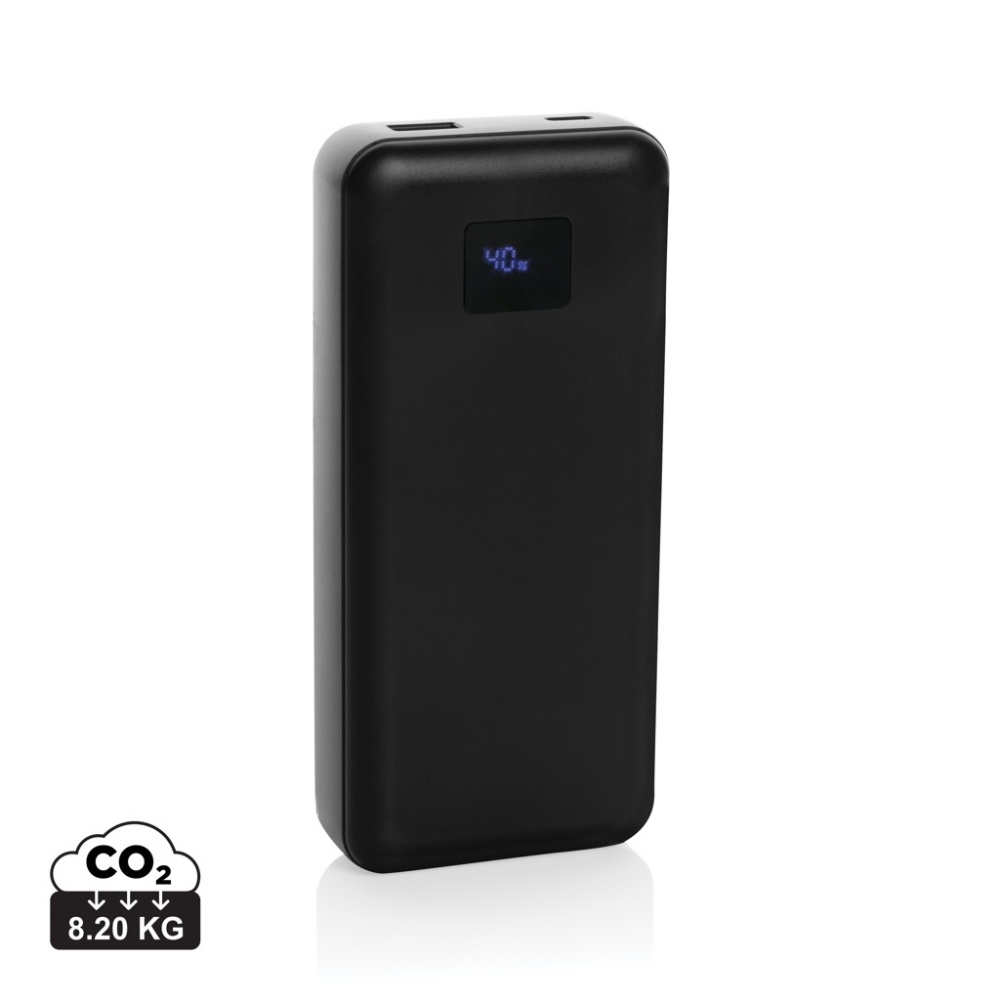 Logo trade promotional items picture of: Gridley RCS rplastic 20000 65W laptop powerbank
