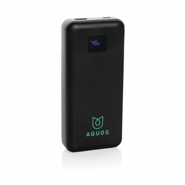 Logo trade promotional giveaways picture of: Gridley RCS rplastic 20000 65W laptop powerbank