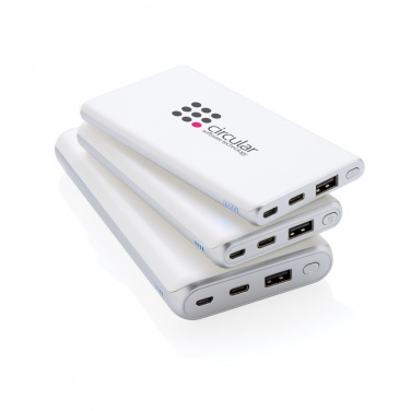 Logo trade corporate gifts picture of: Ultra fast 10.000 mAh powerbank with PD
