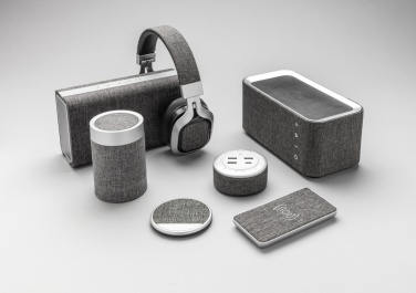 Logotrade advertising products photo of: Vogue wireless charging speaker