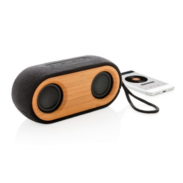 Logotrade advertising product image of: Bamboo X double speaker