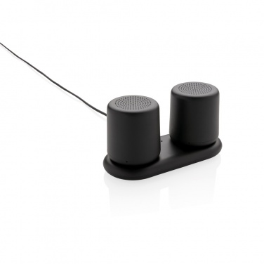 Logo trade advertising product photo of: Double induction charging speaker