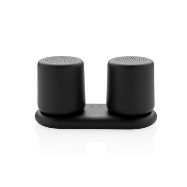Logo trade promotional merchandise picture of: Double induction charging speaker