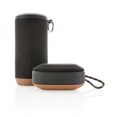 Logo trade promotional products picture of: Baia 10W wireless speaker, cork