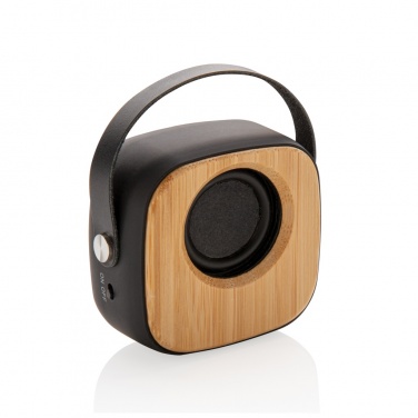 Logo trade promotional giveaways image of: Bamboo 3W Wireless Fashion Speaker