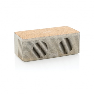Logotrade business gifts photo of: Wheatstraw wireless charging speaker