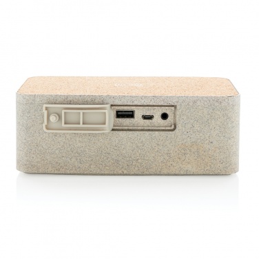 Logotrade promotional gift image of: Wheatstraw wireless charging speaker