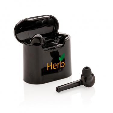 Logotrade advertising products photo of: Liberty wireless earbuds in charging case