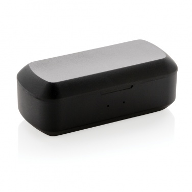 Logo trade promotional products image of: Free Flow TWS earbuds in charging case