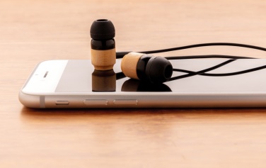 Logotrade corporate gift picture of: Bamboo wireless earbuds